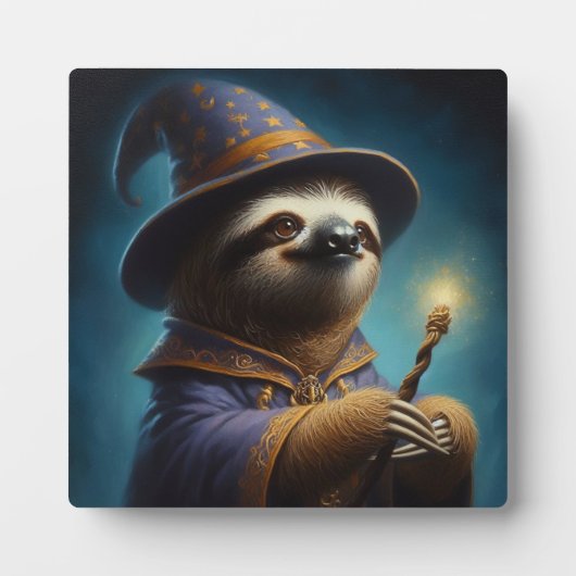 Plaque Photo Assistant Sloth (Devant)