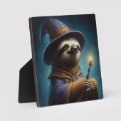 Plaque Photo Assistant Sloth (Recto)