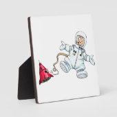 Plaque Photo astronaute (Recto)