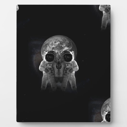 Plaque Photo astronaute (Devant)