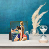 Plaque Photo At the Pool (Insitu)