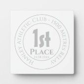 Plaque Photo Athlétisme 1er Prix Trophée (Devant)