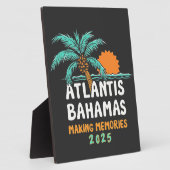 Plaque Photo Atlantis Bahamas Faire des souvenirs 2025 (Côté)