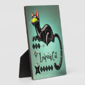 Plaque Photo Atomique Futuriste Le Leaping Cat Lounge (Côté)