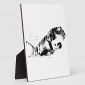 Plaque Photo Attaque au tigre (Côté)