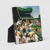 Plaque Photo Atteindre la balle de course à domicile (Recto)