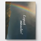 Plaque Photo Attendez-vous à Miracles ! (Devant)