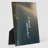 Plaque Photo Attendez-vous à Miracles ! (Côté)