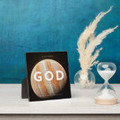 Plaque Photo Au commencement Dieu (Insitu)