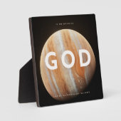 Plaque Photo Au commencement Dieu (Recto)