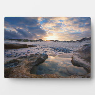 Plaque Photo Au Coucher Du Soleil Dans Une Casse
