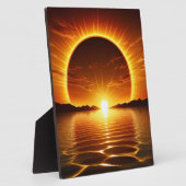 Plaque Photo Au lever du soleil, votre potentiel (Côté)