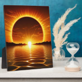 Plaque Photo Au lever du soleil, votre potentiel (Côté)