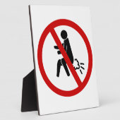 Plaque Photo AUCUN ⚠ Drôle Toilette Thaïlandaise ⚠ (Côté)