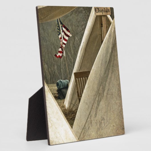 Plaque Photo Aumônier de l'Armée (Côté)