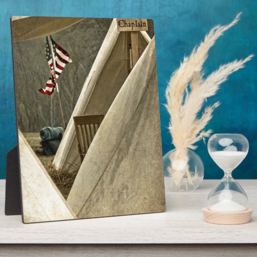 Plaque Photo Aumônier de l'Armée (Côté)