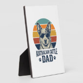 Plaque Photo Australian Cattle Dog Dad Vintage Sunset Shirt_1 (Côté)