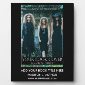 Plaque Photo Auteur de l'écriture couverture de livre noir ou c (Devant)