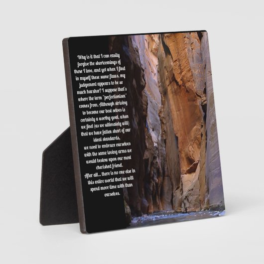 Plaque Photo Auto-pardon Inspiration (Recto)