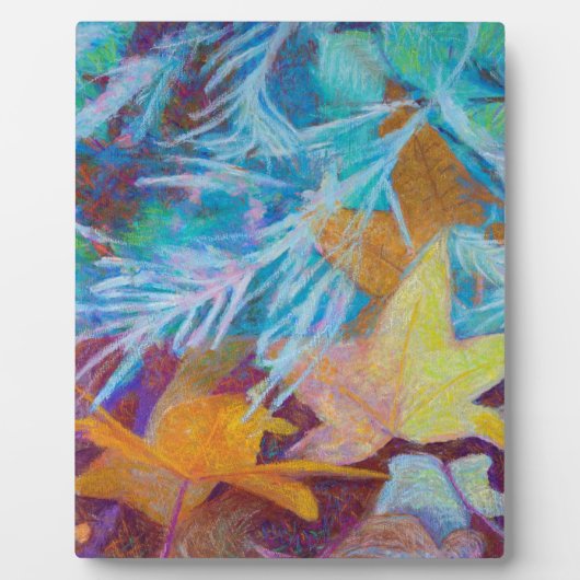 Plaque Photo Automne En Hiver (Devant)
