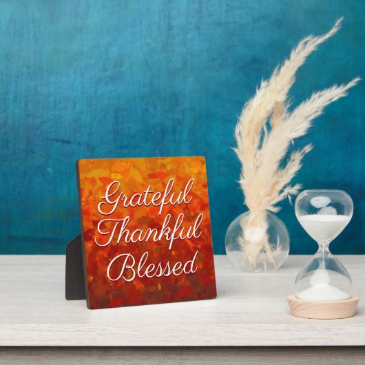 Plaque Photo Automne Feuilles Gratuit Remerciements Béni (Insitu)