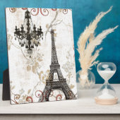 Plaque Photo Automne Romantique Quitte Paris Tour Eiffel (Côté)