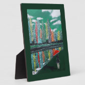 Plaque Photo Autumn Reflection Painting by Alfred Fox (Côté)