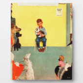 Plaque Photo Aux Vets de Norman Rockwell (Devant)