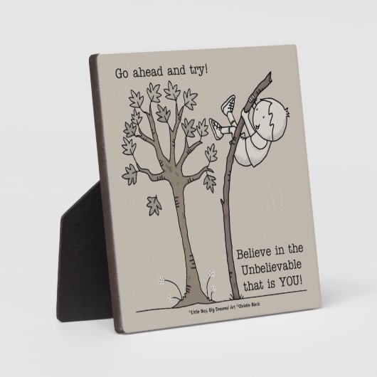 Plaque Photo Avancer et essayer (Recto)