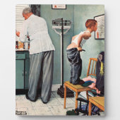 Plaque Photo Avant le tir ou au médecin (Devant)