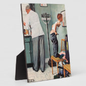 Plaque Photo Avant le tir ou au médecin (Côté)