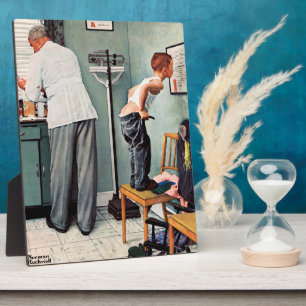 Plaque Photo Avant le tir ou au médecin