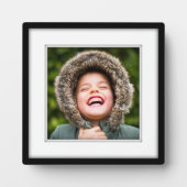 Plaque Photo Avec Inlay Modèle Stand Ombré (Devant)