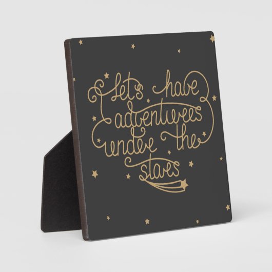 Plaque Photo Aventures (Recto)