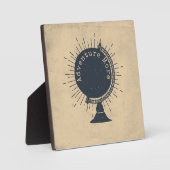 Plaque Photo Aventurez davantage Hipster Globe (Recto)