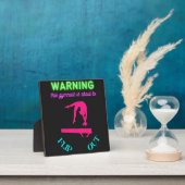 Plaque Photo Avertissement Ce Gymnaste Est Sur Le Point De Craq (Insitu)