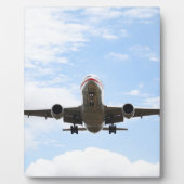 Plaque Photo Avion à passagers (Devant)