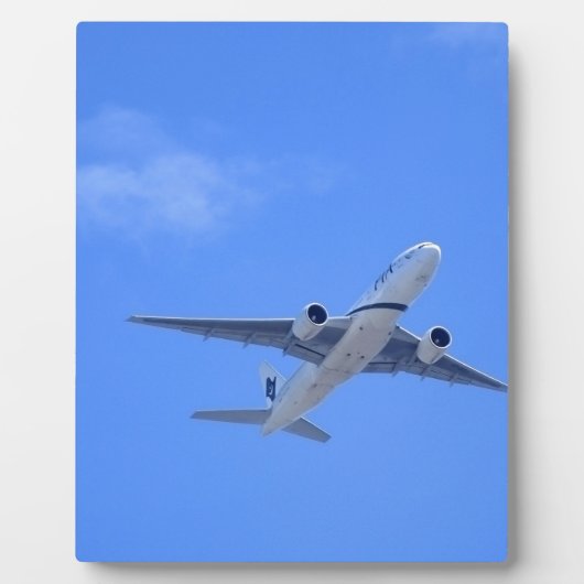 Plaque Photo Avion commercial (Devant)