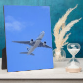 Plaque Photo Avion commercial (Côté)