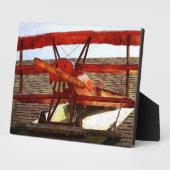 Plaque Photo Avion vintage par Shirley Taylor (Côté)