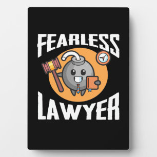 Plaque Photo Avocat sans peur
