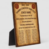 Plaque Photo Awesome Basketball Coach Idées Cadeaux Joueur's No (Côté)