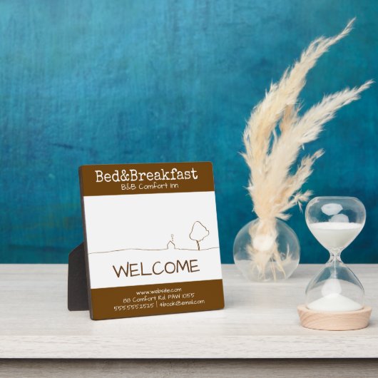 Plaque Photo B&B Comfort Inn (Insitu)