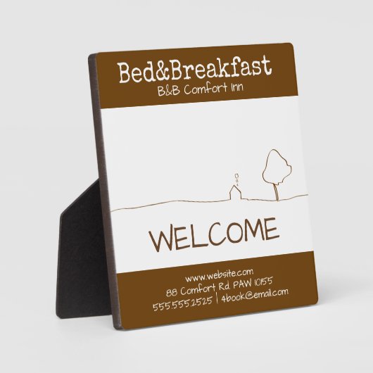 Plaque Photo B&B Comfort Inn (Recto)