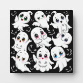 Plaque Photo Baby Ghosts Éffrayant mignon Halloween humeur (Devant)
