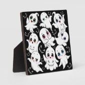 Plaque Photo Baby Ghosts Éffrayant mignon Halloween humeur (Recto)