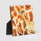 Plaque Photo Baby Giraffe (Recto)