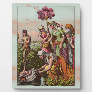 Plaque Photo Baby Moses