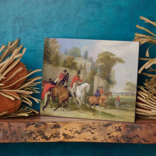 Plaque Photo Bachelor's Hall, The Meet, 1835 (huile sur toile) (Côté)