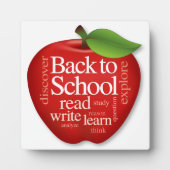 Plaque Photo Back to school (Devant)